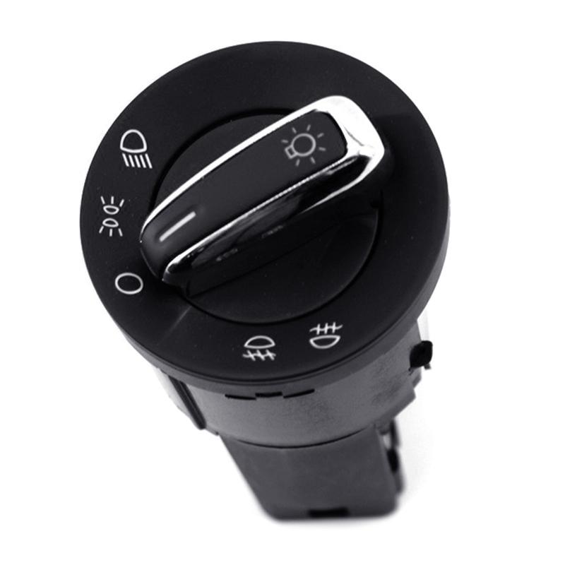 Headlight Switch Control Fog Lamp Knob 3BD941531 Car Headlamp Fog Light Integrated Switch  Black