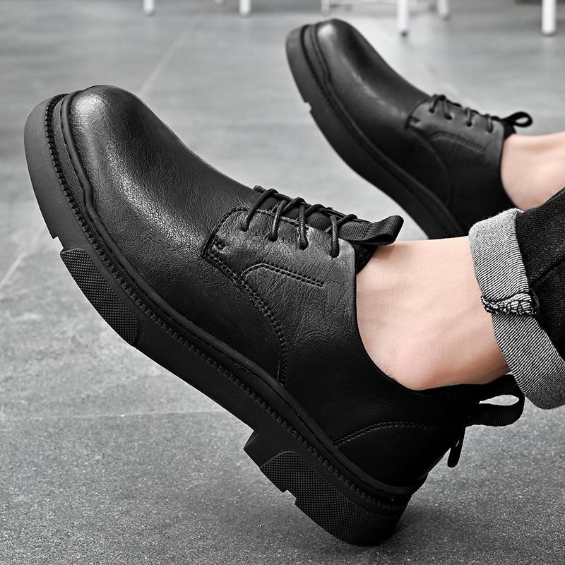 Mode Business Echtleder Schuhe Herren Schnürschuhe Oxford Schuhe Herren Schnürschuhe Klassische Freizeitschuhe Allround Handgefertigte Laufschuhe