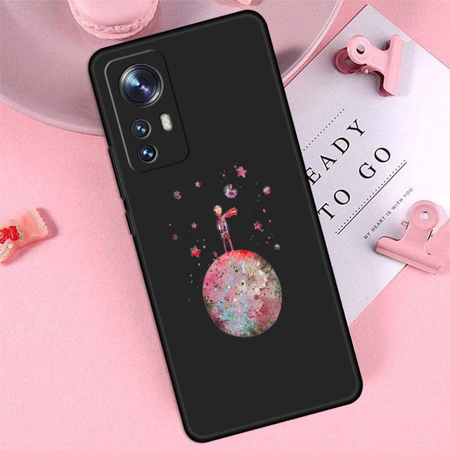 

Роскошный чехол на заднюю панель для Vivo Y17 V21 Y53 V17 Y11 Y72 5G Y20 Y15 V20 Y81 Y19 S1 Y70 Y31 V21e Y71i Маленький принц, черный Vivo Y72 5G