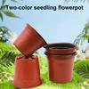 Anzuchttopf für Sämlinge Blumentopf mit Drainagelöchern Pflanzübertöpfe für Pflanzen Stecklinge Samen Sämlinge Hausgarten