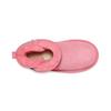 UGG Bailey Classic Retro Fleece Short Snow Boots Kids Boots Rose-Pink 1125492T-PRRB