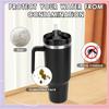 Sealing Splash Spill Proof Replacement Lids for Stanley 40 Oz Tumbler with Handle Cap Quencher H2.0 40oz Mug Cup Accessories
