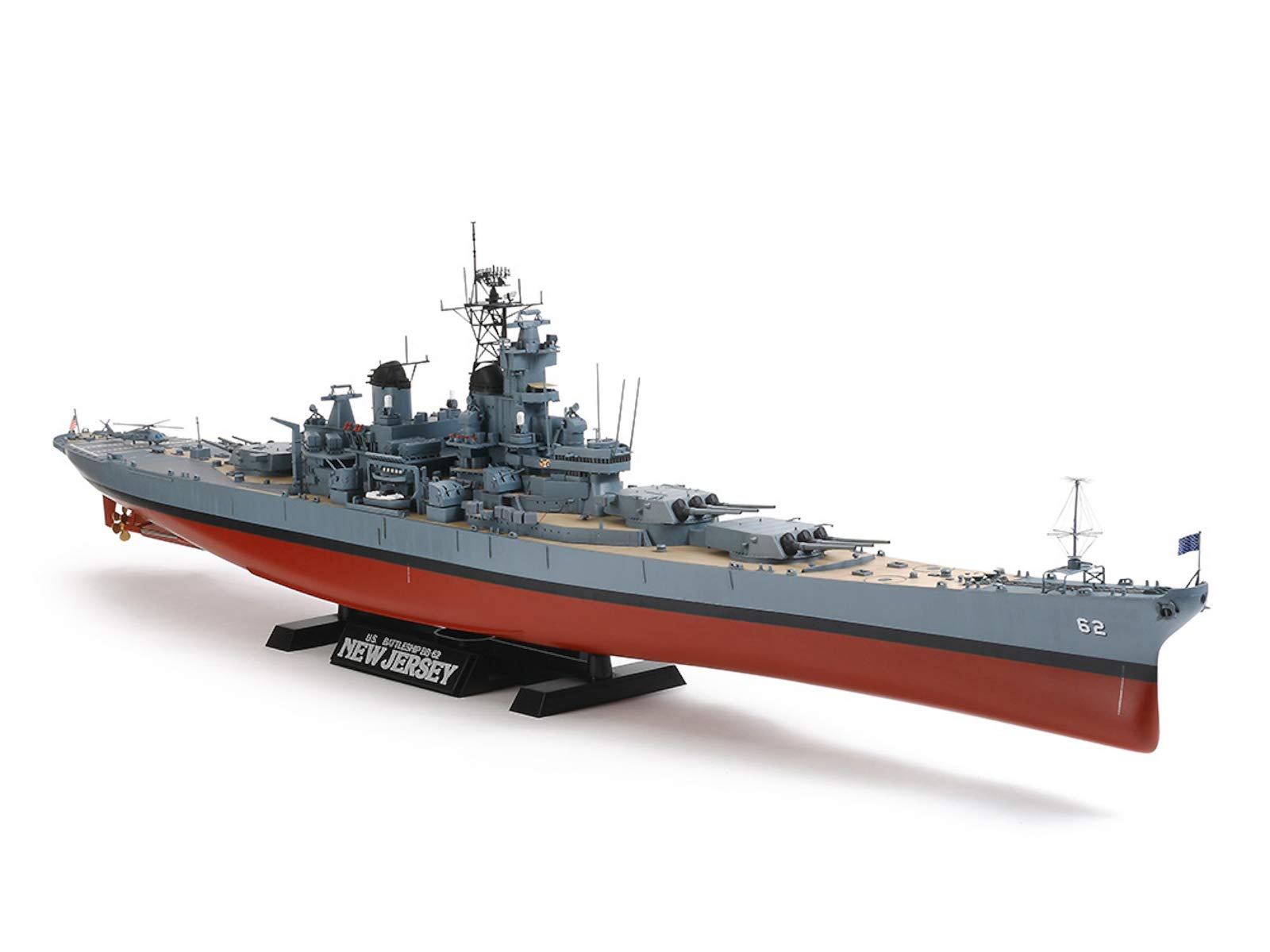 

Пластиковая модель корабля TAMIYA 1/350 серии №28 ВМС США BB-62 New Jersey 78028