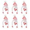 2025 20pcs Glass Seed Beaded Jellyfish Pendants Pendant For Women