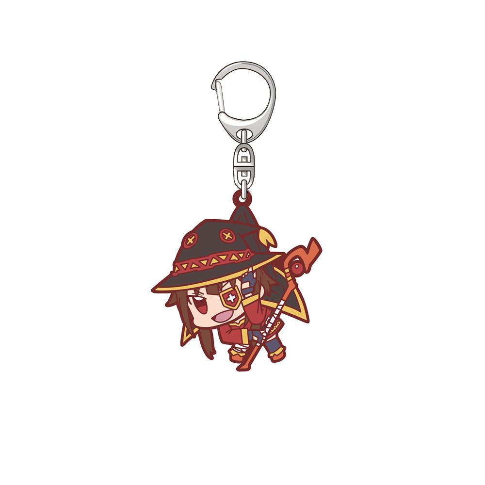 KonoSuba Aqua Megumin Darkness Official Acrylic Keychain Bag pendant Bag Charm anime goods Anime Toy Fans Charm Gift cute Kawaii