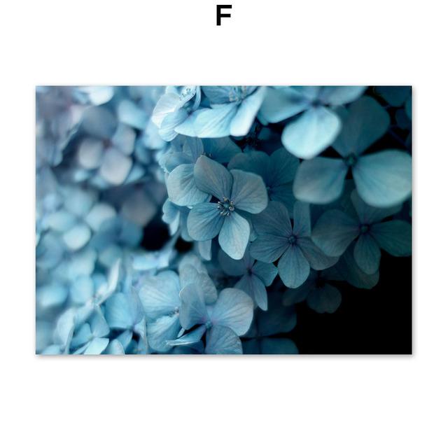 Wall Paintings Room Decor Blue Quote Wall Art Nordic Home Decoration Modern Pictures for Living Room No Frame