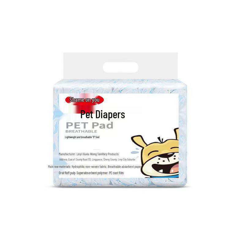 

Disposable Male Dog Diapers - Anti-Harassment Menstrual Pants for Pets Female XXS Pack (1-2 lbs)