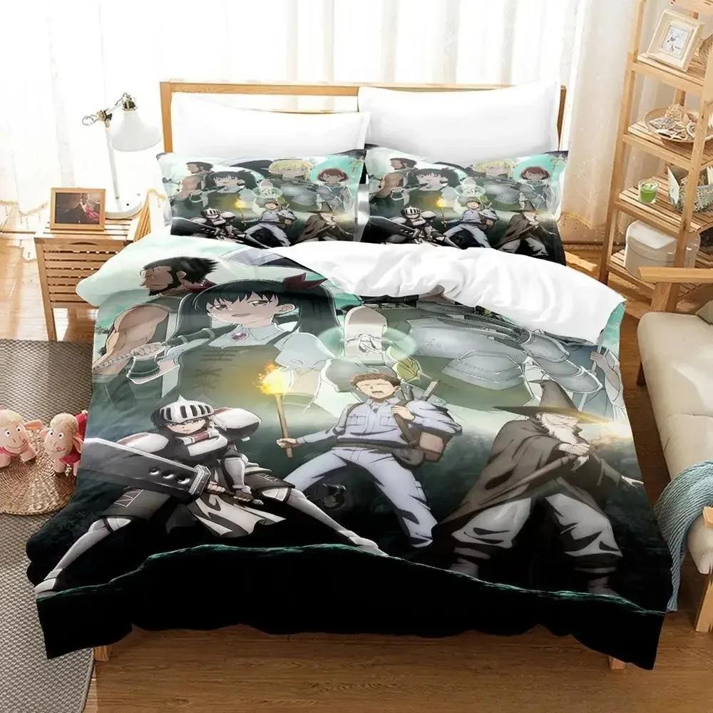 Fashion Handyman Saitou In Another World Bedding Set Cartoon 3D Print Anime Three-Piece Set Adult Kid Bedroom Duvet Cover Sets