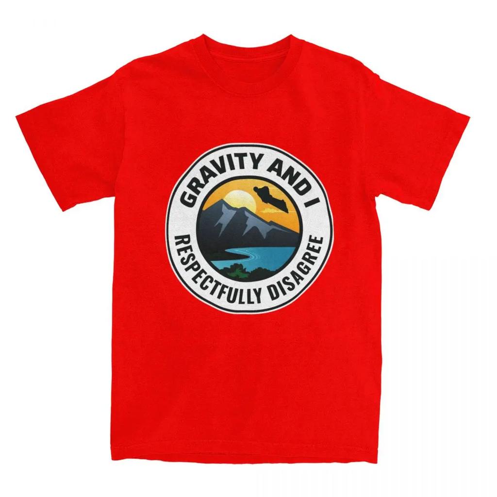 Wingsuit Flying Base Jumping T Shirt Accessories for Men Women Cool Mountain Skydiving Wingsuiting T-shirt Clothing