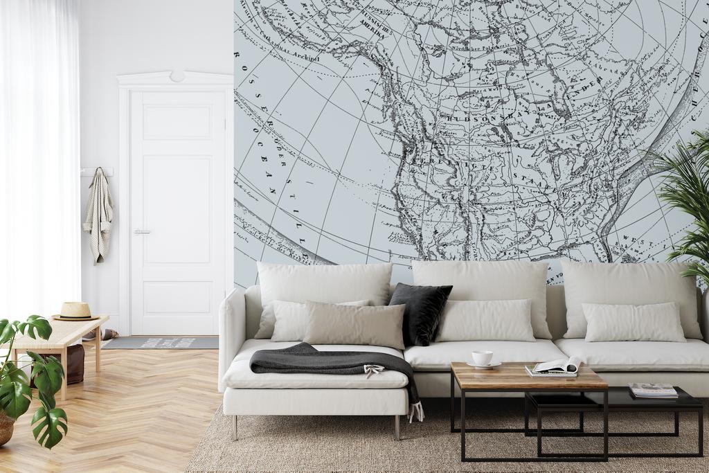 Photomural Old Map Smooth Vinyl 180x120