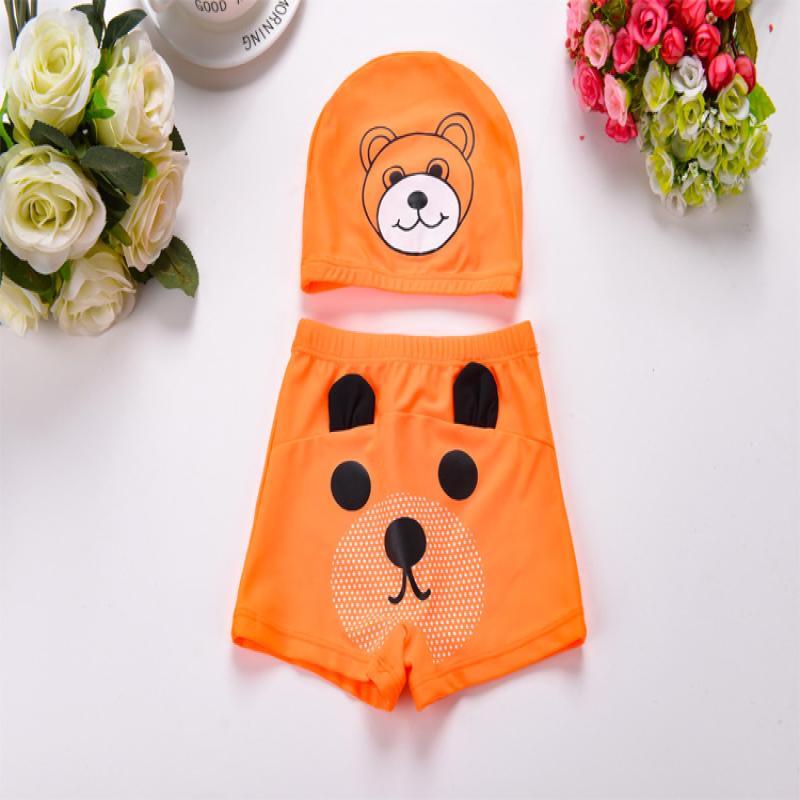 Kids  Quick-Dry Cartoon Swim Trunks