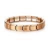 Braccialetti Charm Italiani Fai da Te Catena di Base Bracciale in Acciaio Inossidabile Moduli Assemblati Versatili Regalo Ideale 9mm Universale Dropshipping