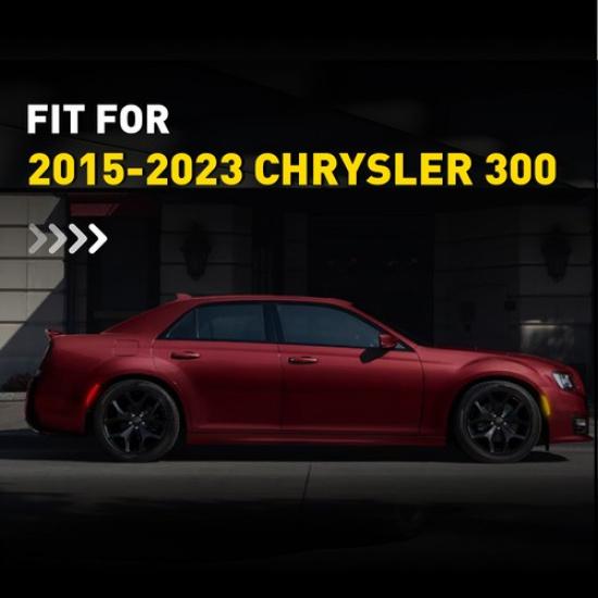 4X Red+Amber LED Light Strip Rear Side Marker Lights For 2015-23 Chrysler 300 EA