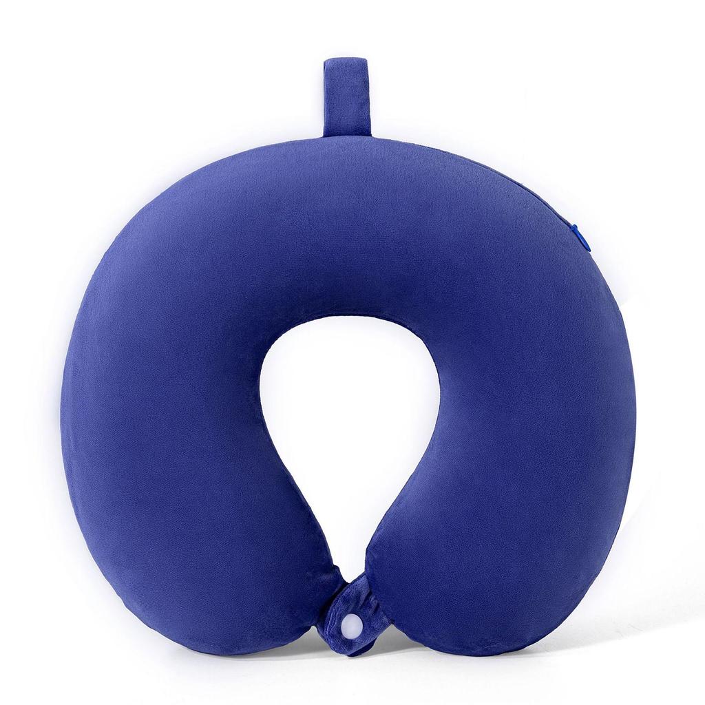 Summer U-Shaped Ice Silk Cool Travel Neck Pillow: Breathable, Portable Nap Support Souvenir