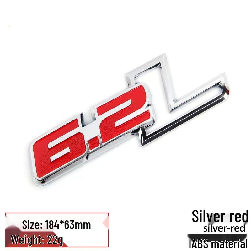 Ford Raptor F150 Pickup 6.2L Rear Tail Badge Decorative Car Sticker Decal