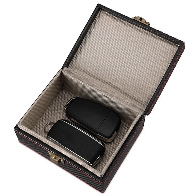 1Pc Mobile Phone Box Car Keyless Signal Blocker Anti-Theft Faraday Box Key Fob Protector Radiation-Proof Safety