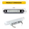 2Pcs Led License Plate Lights for Mercedes W124 E-Class 190 E280 E300 W201 C-Class C180 C200 W202 C230 C280 E200