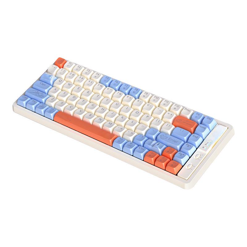 Langtu GK65/85/102 Bluetooth Wireless Mechanical Gaming Keyboard, Three-Mode for Competitive Play and Office Use.
