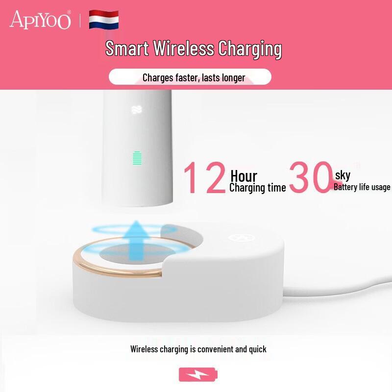 ApiYoo P7 Sonic Electric Toothbrush CN plug (adapter included)