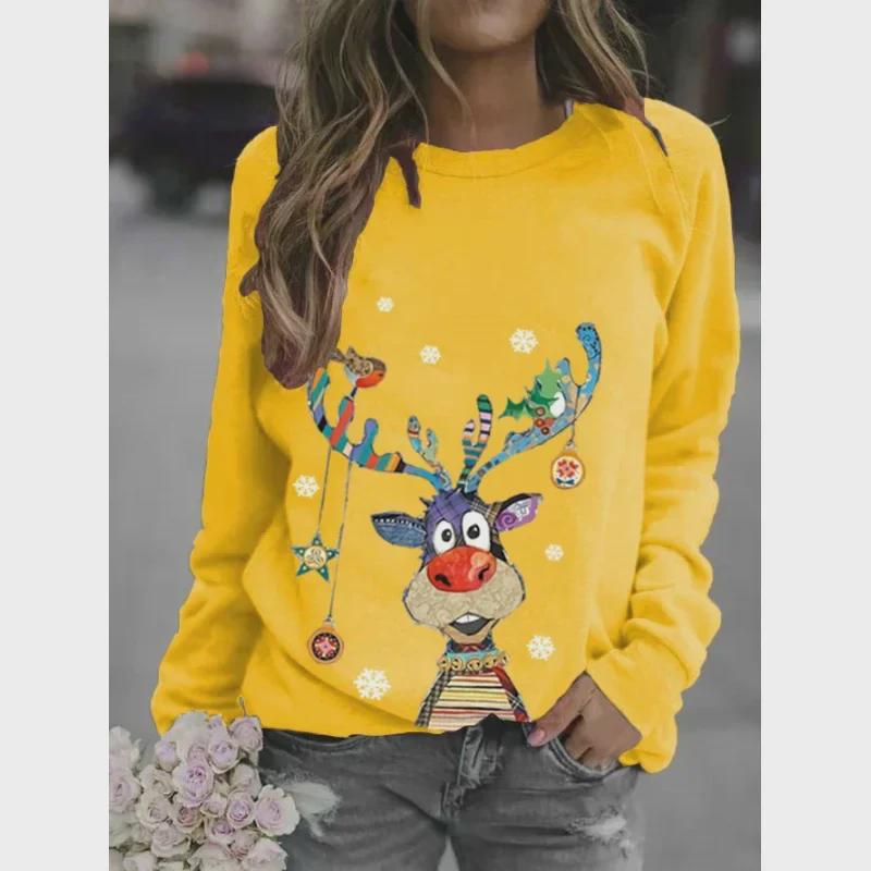 2024 Christmas Long Sleeve Sweater for Men and Women - European and American Style