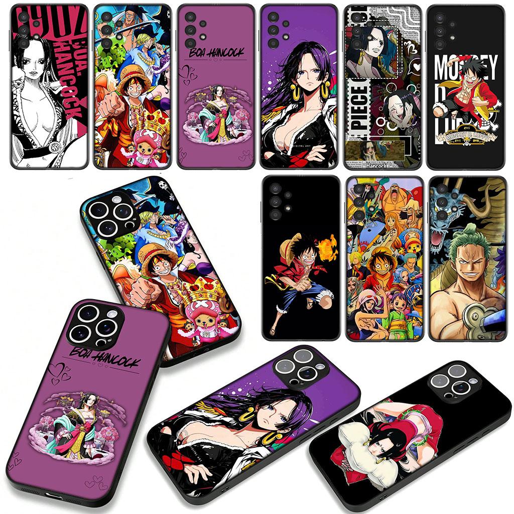 Cover for OPPO A54 A40 A60 A80 A18 A16 A17 A38 A78 A79 A57 A55 A3 Pro A96 A15 A12 Phone Case Zoro One Boa Hancock Pieces Luffy