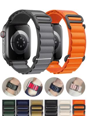 Für Apple Watch Ultra2 Armband 49mm 40mm 44mm 45mm 46mm 42mm 41mm Alpine Loop Armbänder iWatch Serie 9 7 8 se 3 10 11 Riemen