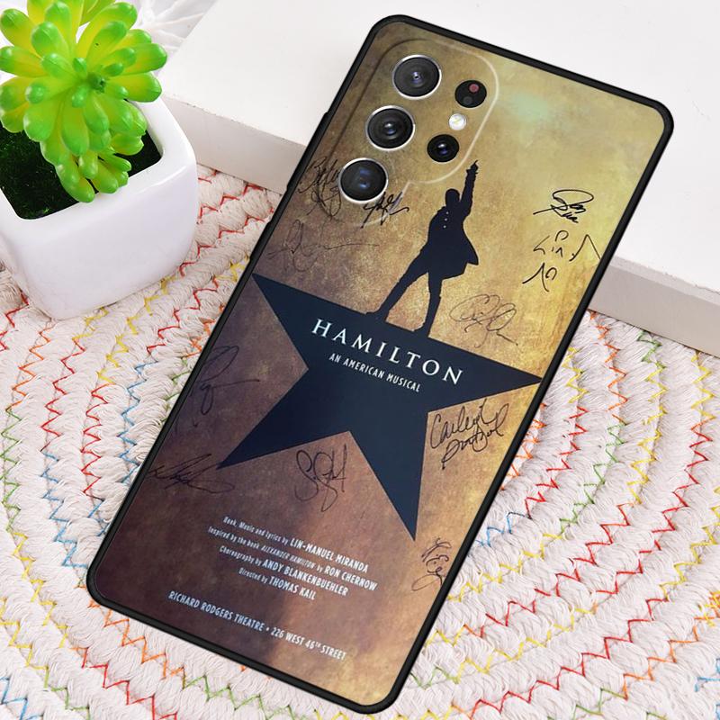Hamilton Musical Lyrics soft Silicone Phone Case For Samsung Galaxy note 10 pro S26 S25 S24 S23 S22 S21 Plus S25Ultra Capa Cover