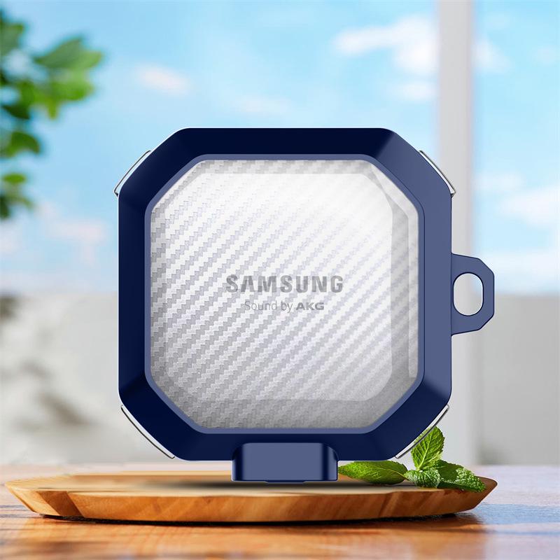 Samsung BudsCore Buds2 Pro Transparent Carbon Fiber Protective Case