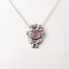 Purple Cat's Eye Gemstone 925 Solid Silver Jewelry Handmade Pendant Wedding Gift CP-6-42