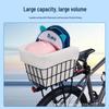 Mountain Bike Dog Seat Belt & Front Basket with Helmet Storage