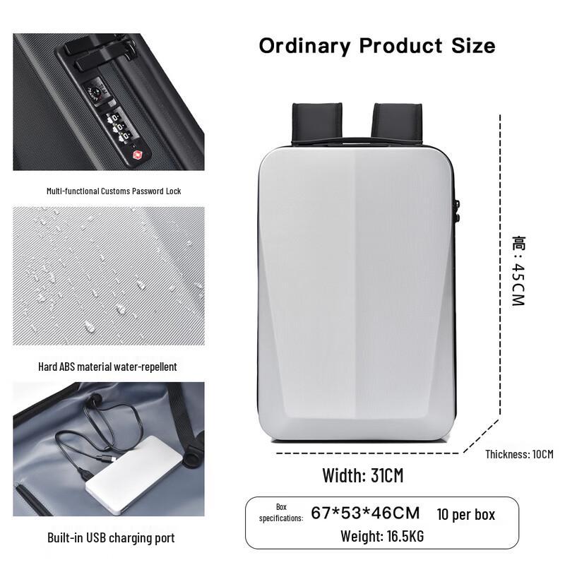 Li Shen Business Men's Waterproof Laptop Backpack