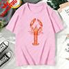 Lobster Graphic Printed Tshirt Lobster Lover Gift Shirt Unisex Unisex Cotton Short Sleeve Casual Fashion Summer Short Sleeve