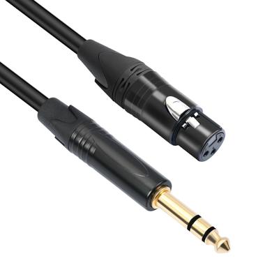 High-Quality 6.35mm Male To XLR Female Balanced Microphone Cable