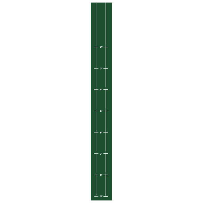 Indoor Golf Putter Practice Mat - Easy-Care Crystal Velvet Surface