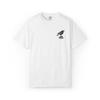 Embroidered Crow Skull Shirt, Minimalist Raven on Skull Comfort Colors Tee, Subtle Goth Embroidery, Crow Lover Gift