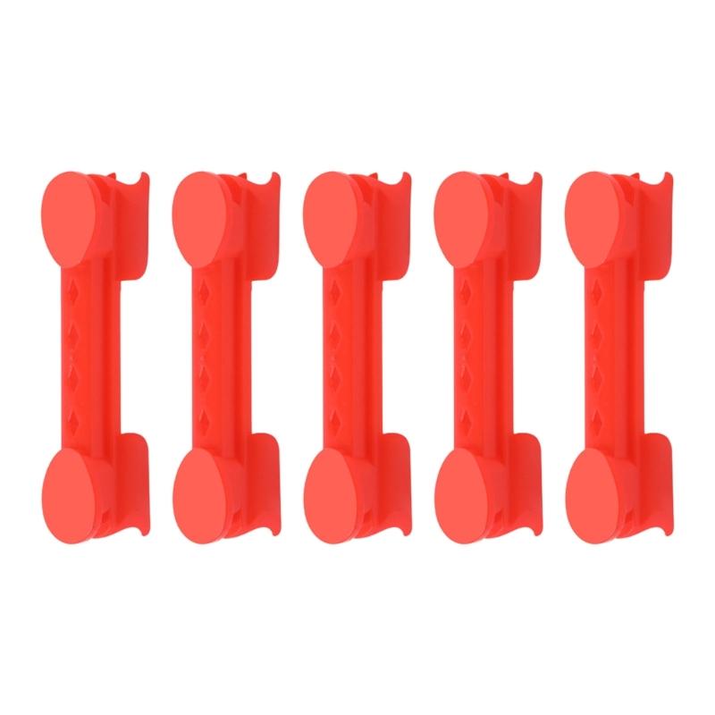 5Pcs Fishing Rod Line Spoolers Light Weight Plastic Reel Tool Fishing Line Winding Board Portable Coiling Clip