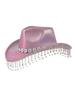 Jazz straw hat bride shiny hat festival carnival European and American temperament chain top hat party new hat