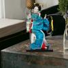 Vintage Asiatische Geisha Puppe 12 Zoll Traditioneller Japanischer Typ Kimono Figur für Wohnzimmer Dekoration