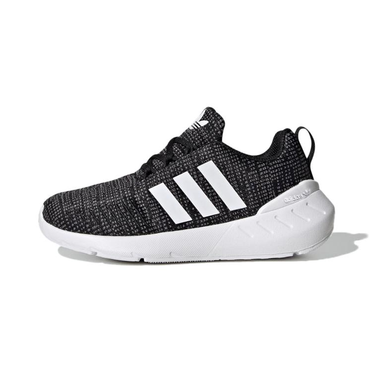 Adidas Originals Swift Run 22 Slip Resistant Abrasion Resistant Low top Kids  Running Shoes Black GW8180 33