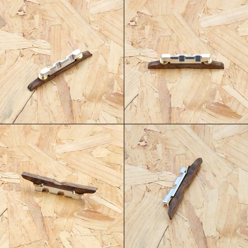 Durable Mandolin Bridge Height Adjustable Rosewood Base Bridge Universal Mandolin Bridge Replacement Parts Easy To Use