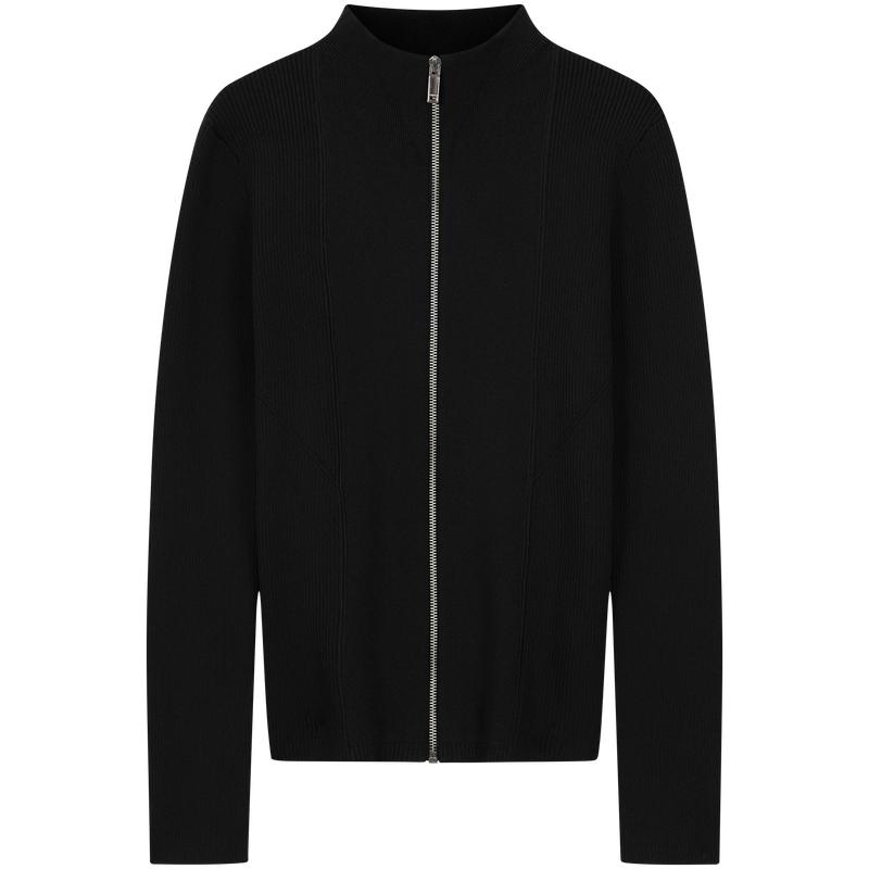 

Calvin Klein Элегантный вязаный кардиган в рубчик на молнии Женские топы 44D353G XXS