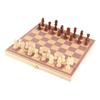 Portable Wooden Chessboard Folding Board Chess Game for Party Family Activities