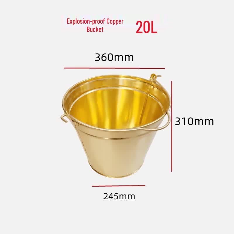 Belton Explosion-Proof Copper Fire Bucket