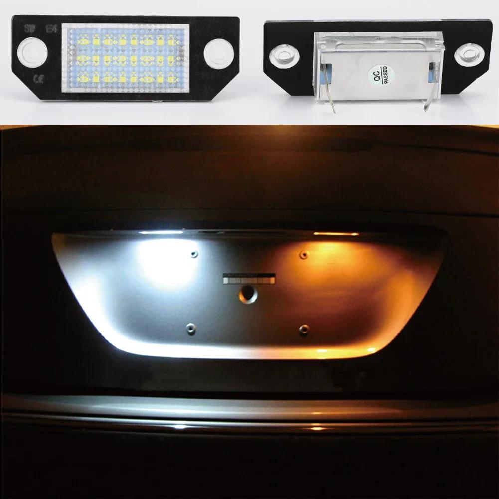 For Ford Focus 2 ST 225 C Max 2003 2004 2005 2006 2007 2008 2MK2 2PCS Car LED Number License Plate Light Lamps Lighting Upgrade
