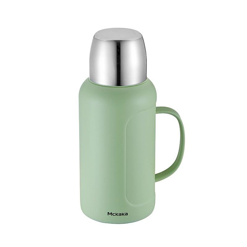 Mckaka 316L Stainless Steel Insulated Thermos - Large Capacity Double Wall Vacuum Cup for Home and Outdoor Use