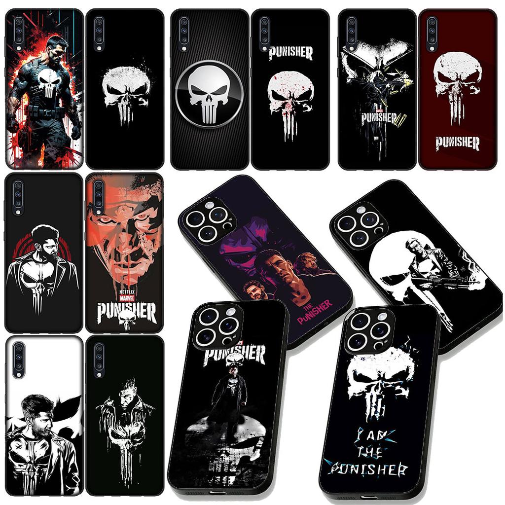 The Marvels Punisher skull Phone Case for Xiaomi Redmi Note 12 11 10 A3 Pro 10A 10C 12C Note12 5G Cover Casing
