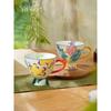 JOYYE Hand-Painted Camellia Ceramic Mug