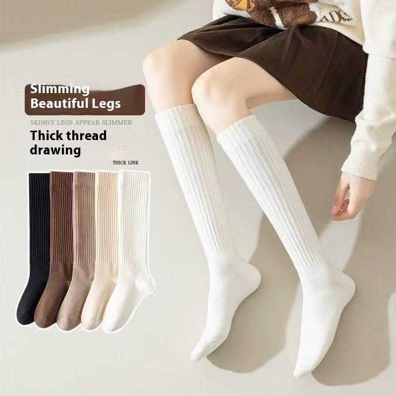 1 Pereche Șosete Dama Culoare Solidă Toamnă Iarnă Lungime Glezna Confortabile Calde Formă Picior Subțire Stil Colegial la Modă Șosete Casual