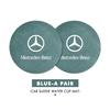 2pcs Car Coasters Anti-Slip Pad Cup Holder Mat Accessories For Mercedes Benz AMG A C E S G Class W201 W210 W108 W204 W205 W203 LU3
