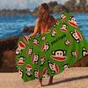Fashion P-Paul Frank Microfiber Blanket Quick Drying Beach Towels Oversized Printing Super Absorbent Pool Towel Blanket